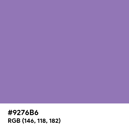 Purple Mountain Majesty (Hex code: 9276B6) Thumbnail