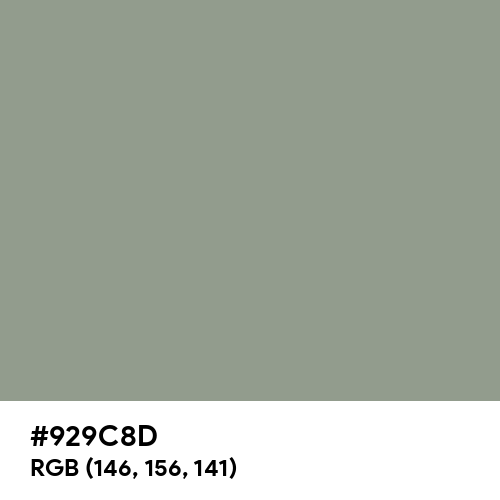 Spanish Gray (Hex code: 929C8D) Thumbnail