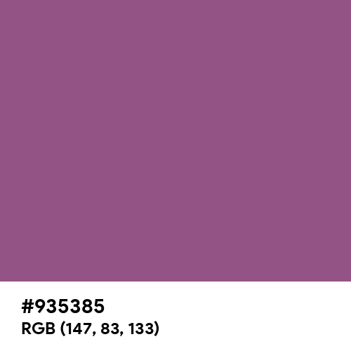 Lavender Red (Hex code: 935385) Thumbnail
