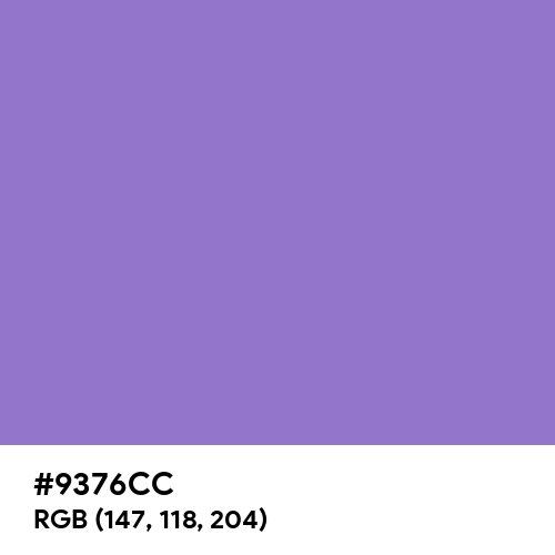 Dark Pastel Purple (Hex code: 9376CC) Thumbnail
