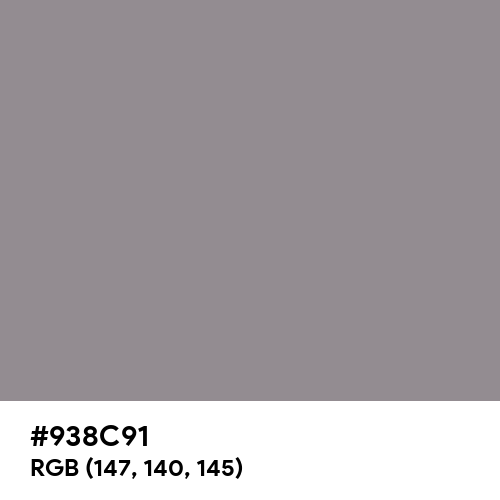 Philippine Gray (Hex code: 938C91) Thumbnail