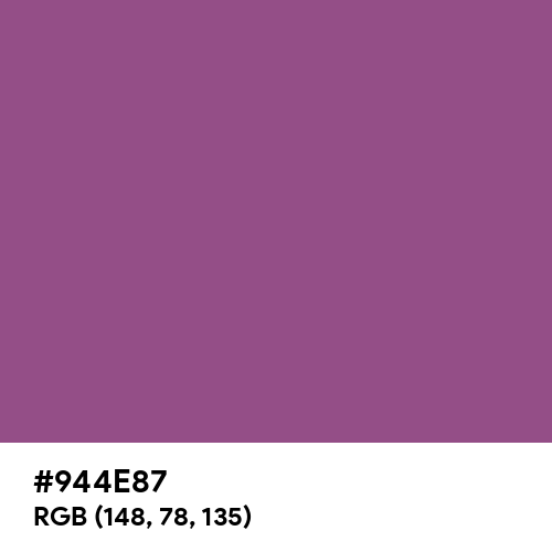 Striking Purple (Hex code: 944E87) Thumbnail