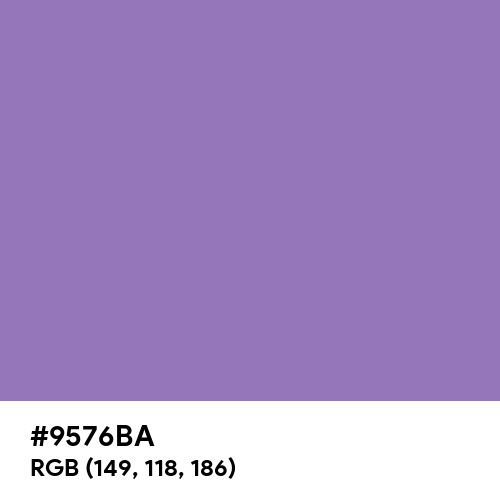 Purple Mountain Majesty (Hex code: 9576BA) Thumbnail