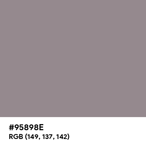 Philippine Gray (Hex code: 95898E) Thumbnail