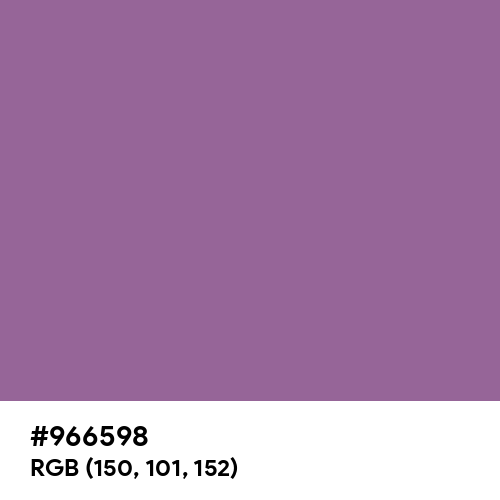 French Lilac (Hex code: 966598) Thumbnail