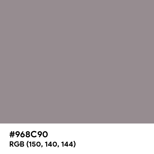 Philippine Gray (Hex code: 968C90) Thumbnail