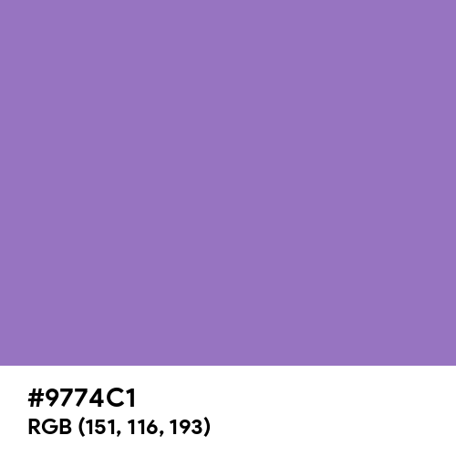 Purple Mountain Majesty (Hex code: 9774C1) Thumbnail