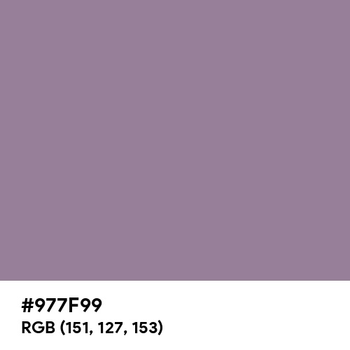Mountbatten Pink (Hex code: 977F99) Thumbnail