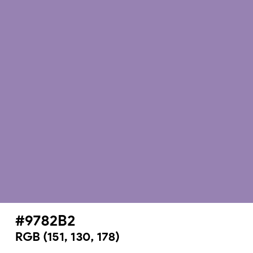 Lavender Purple (Hex code: 9782B2) Thumbnail