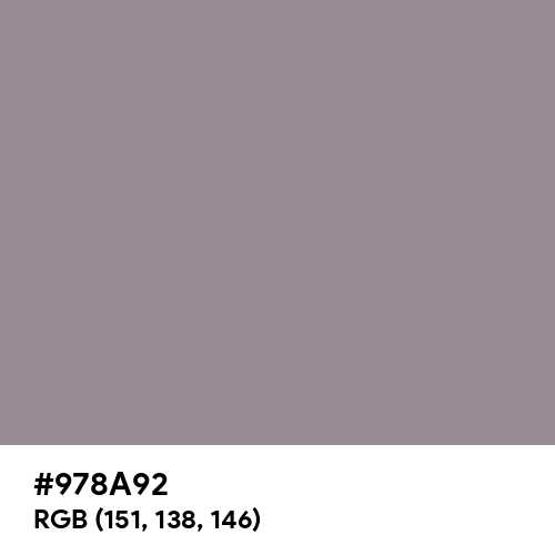 Philippine Gray (Hex code: 978A92) Thumbnail
