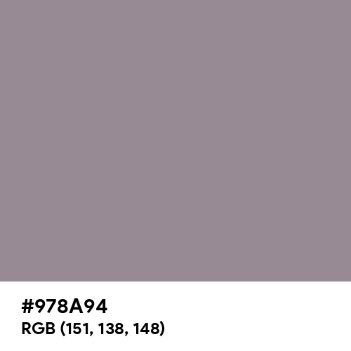 Philippine Gray (Hex code: 978A94) Thumbnail