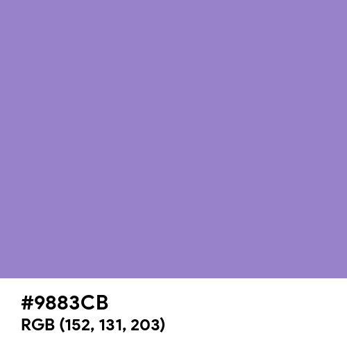 Purple Hint (Hex code: 9883CB) Thumbnail