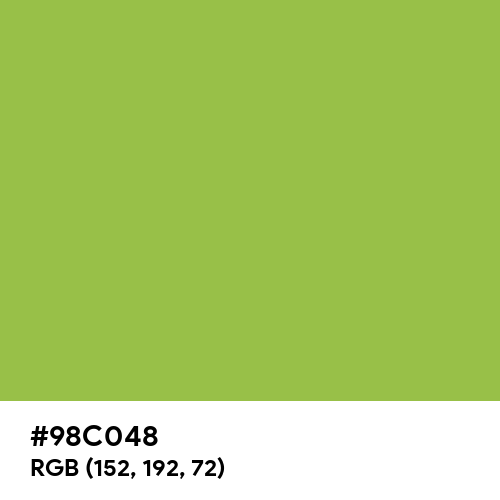 Android Green (Hex code: 98C048) Thumbnail
