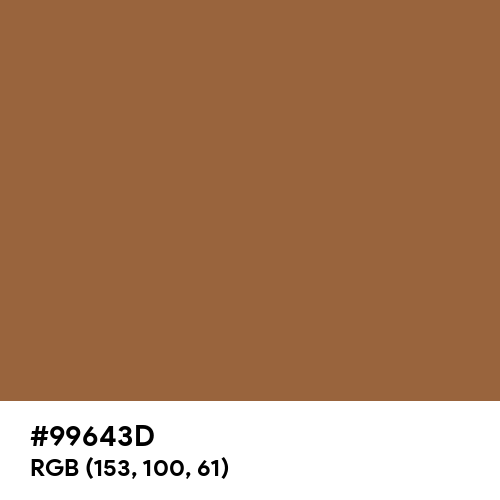 Basic Brown (Hex code: 99643D) Thumbnail