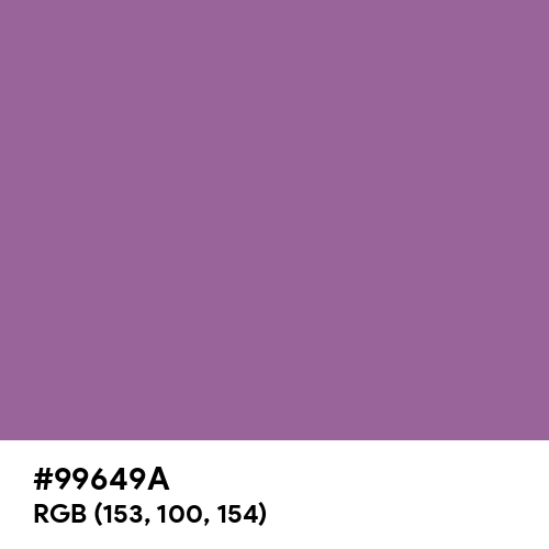 Dusky Purple (Hex code: 99649A) Thumbnail