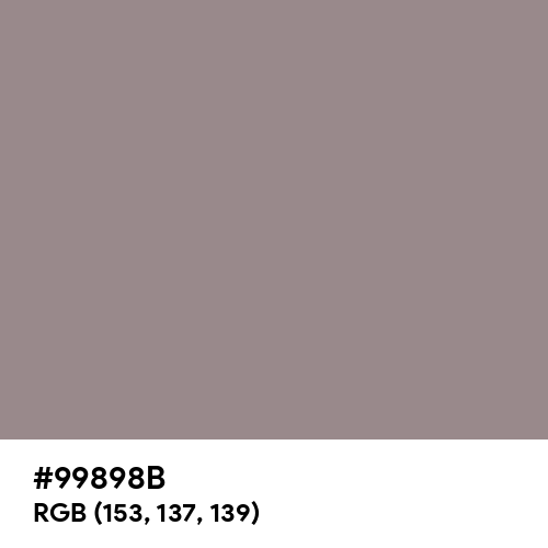 Philippine Gray (Hex code: 99898B) Thumbnail