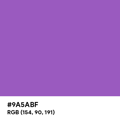 Original Purple (Hex code: 9A5ABF) Thumbnail