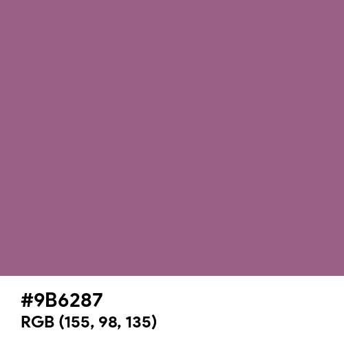 Raspberry Jelly Red (Hex code: 9B6287) Thumbnail