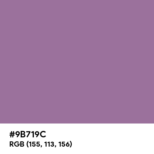 Mountbatten Pink (Hex code: 9B719C) Thumbnail