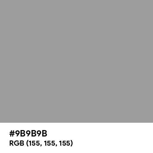 Signal Grey (RAL) (Hex code: 9B9B9B) Thumbnail
