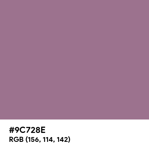 Mountbatten Pink (Hex code: 9C728E) Thumbnail