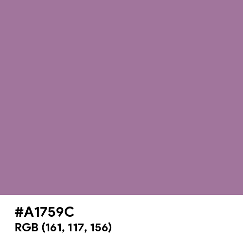 Dusty Lavender (Pantone) (Hex code: A1759C) Thumbnail