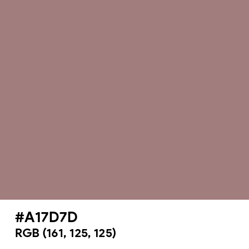 Burnished Brown (Hex code: A17D7D) Thumbnail