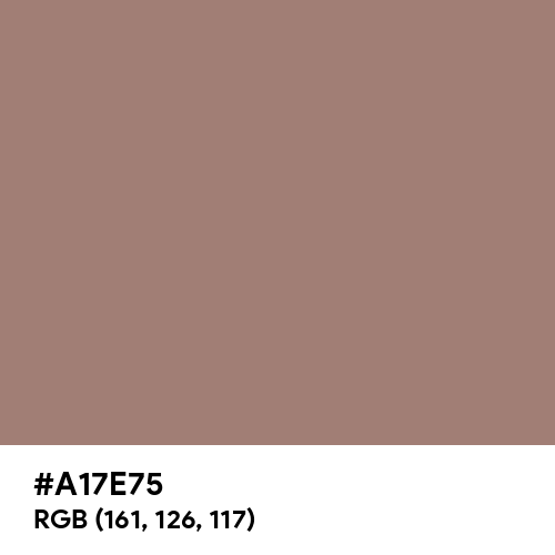 Brownish (Hex code: A17E75) Thumbnail