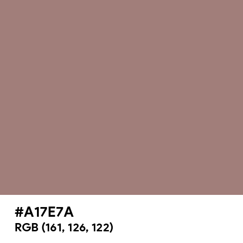 Burnished Brown (Hex code: A17E7A) Thumbnail