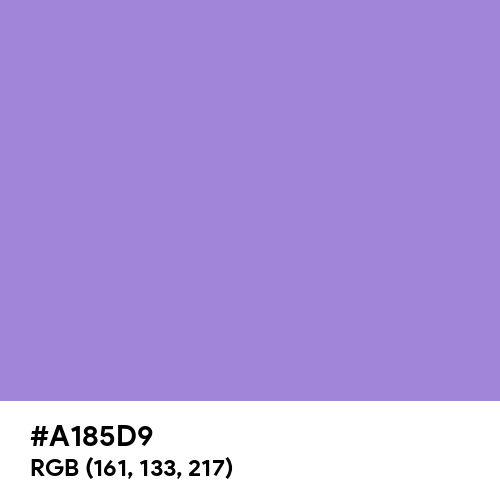 Lavender (Floral) (Hex code: A185D9) Thumbnail