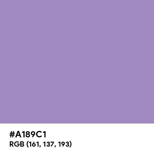 African Violet (Hex code: A189C1) Thumbnail