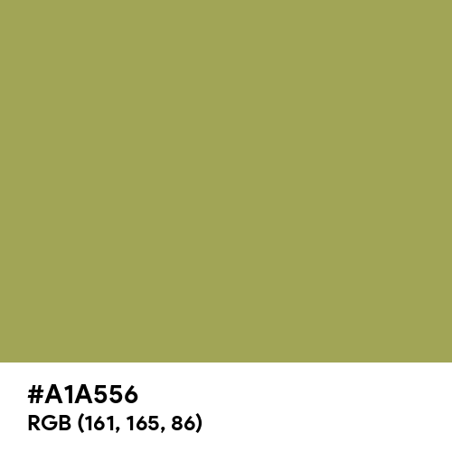 Bright Olive (Hex code: A1A556) Thumbnail