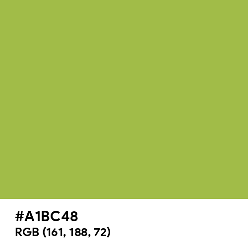 Android Green (Hex code: A1BC48) Thumbnail