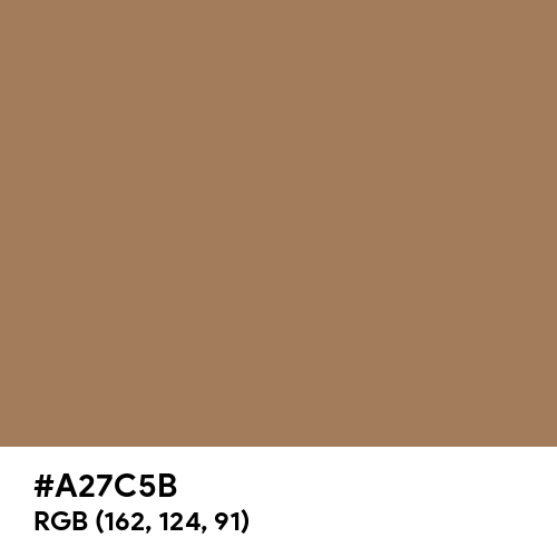 Natural Brown (Hex code: A27C5B) Thumbnail