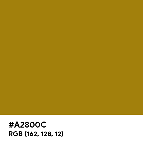 Curry (RAL) (Hex code: A2800C) Thumbnail
