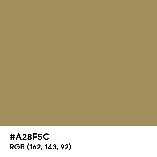 Camouflage Olive (RAL Design) (Hex code: A28F5C) Thumbnail