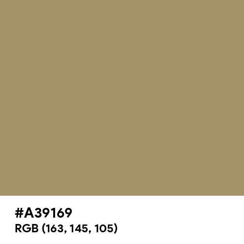 Light Taupe (Hex code: A39169) Thumbnail