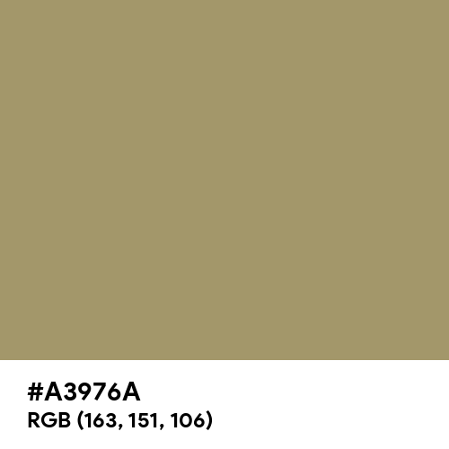 Light Taupe (Hex code: A3976A) Thumbnail