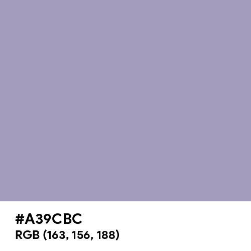 Glossy Grape (Hex code: A39CBC) Thumbnail