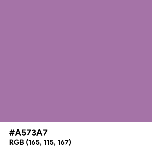 Pearly Purple (Hex code: A573A7) Thumbnail