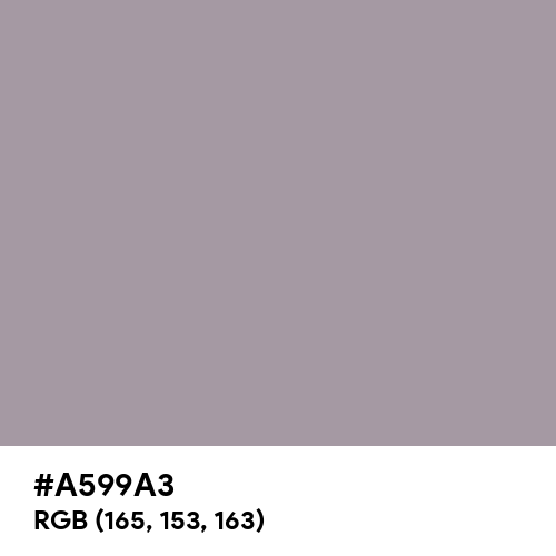 Heliotrope Gray (Hex code: A599A3) Thumbnail