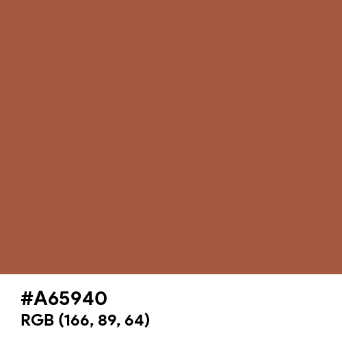 Brown (Crayola) (Hex code: A65940) Thumbnail