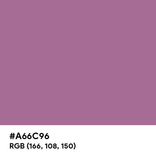 Mountbatten Pink (Hex code: A66C96) Thumbnail