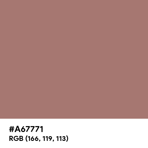 Burnished Brown (Hex code: A67771) Thumbnail