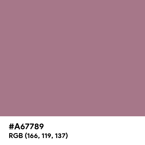 Mountbatten Pink (Hex code: A67789) Thumbnail
