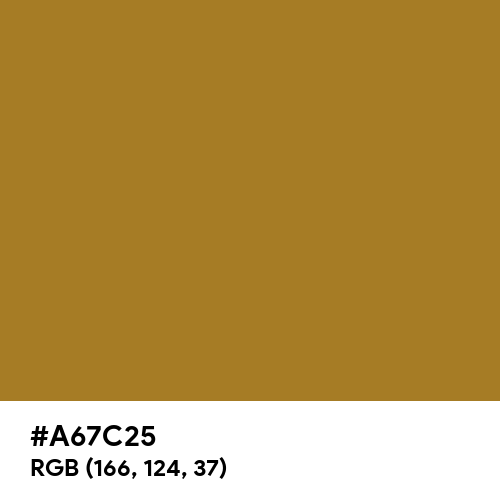 Boy Gold (Hex code: A67C25) Thumbnail