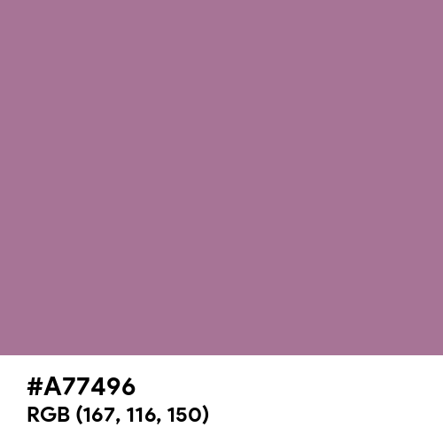 Mountbatten Pink (Hex code: A77496) Thumbnail