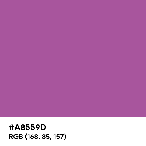 Rose Quartz Pink (Hex code: A8559D) Thumbnail