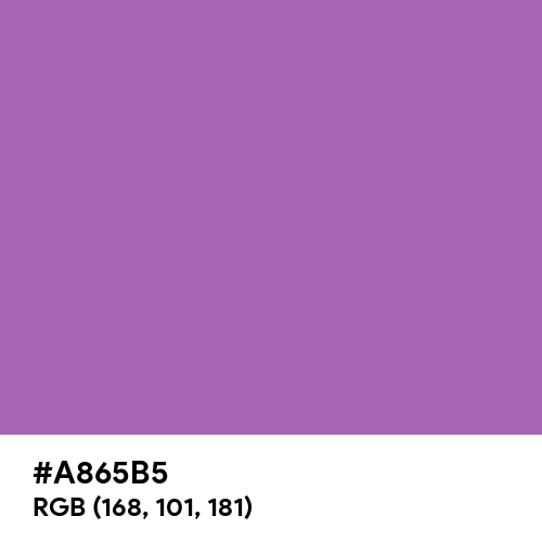 Sunset Purple (Hex code: A865B5) Thumbnail