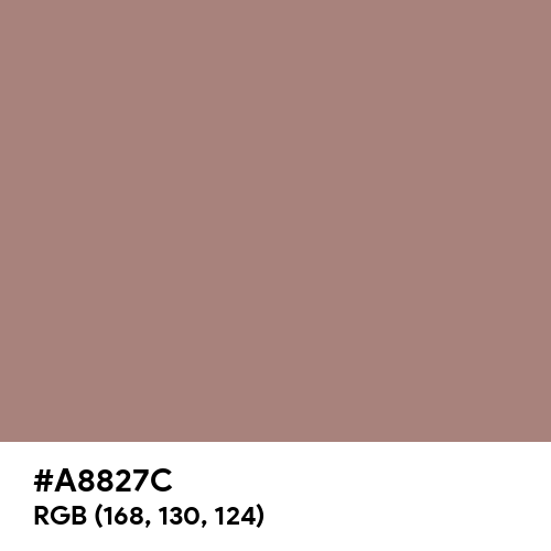 Burnished Brown (Hex code: A8827C) Thumbnail